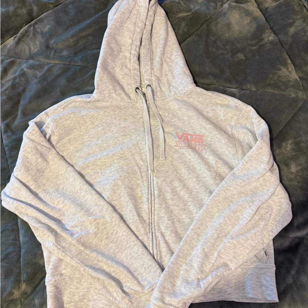 Vans Gray Zip-Up Hoodie